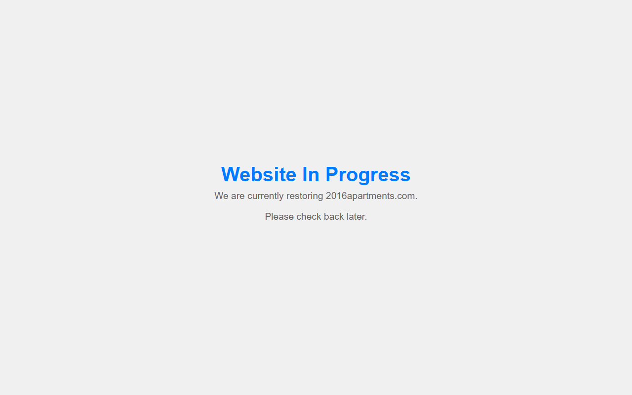 2016apartments.com screenshot