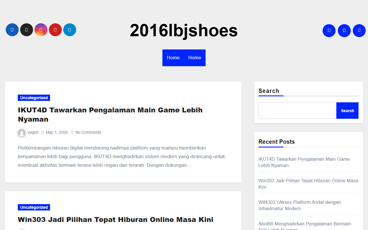 2016lbjshoes.com screenshot