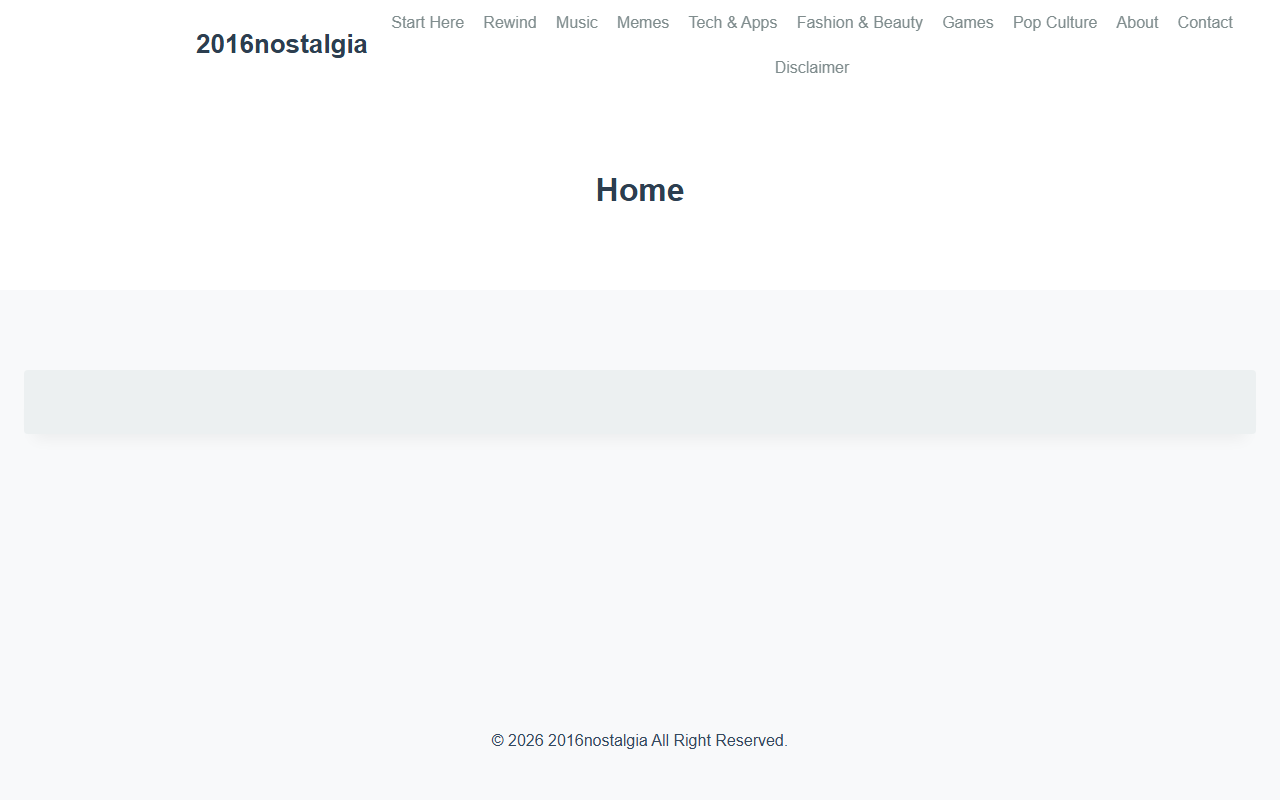 2016nostalgia.com screenshot