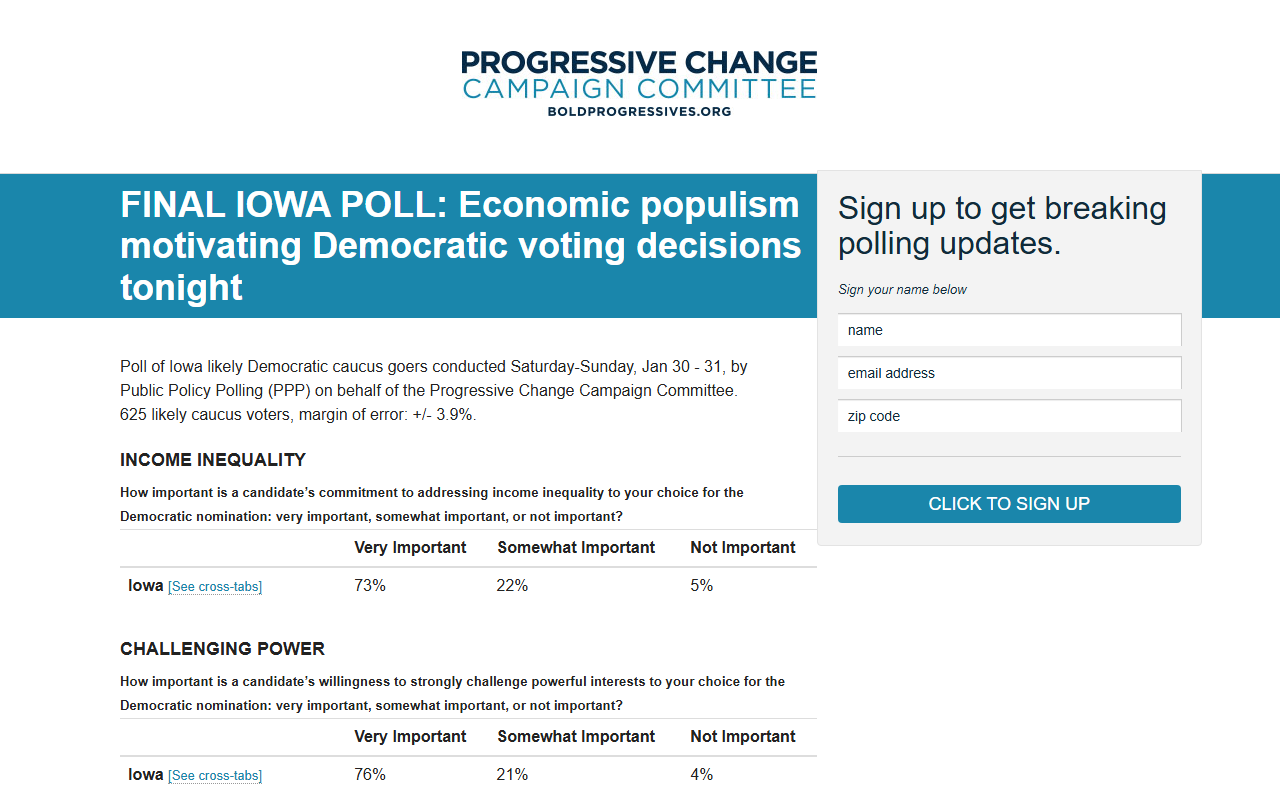 2016polling.com screenshot