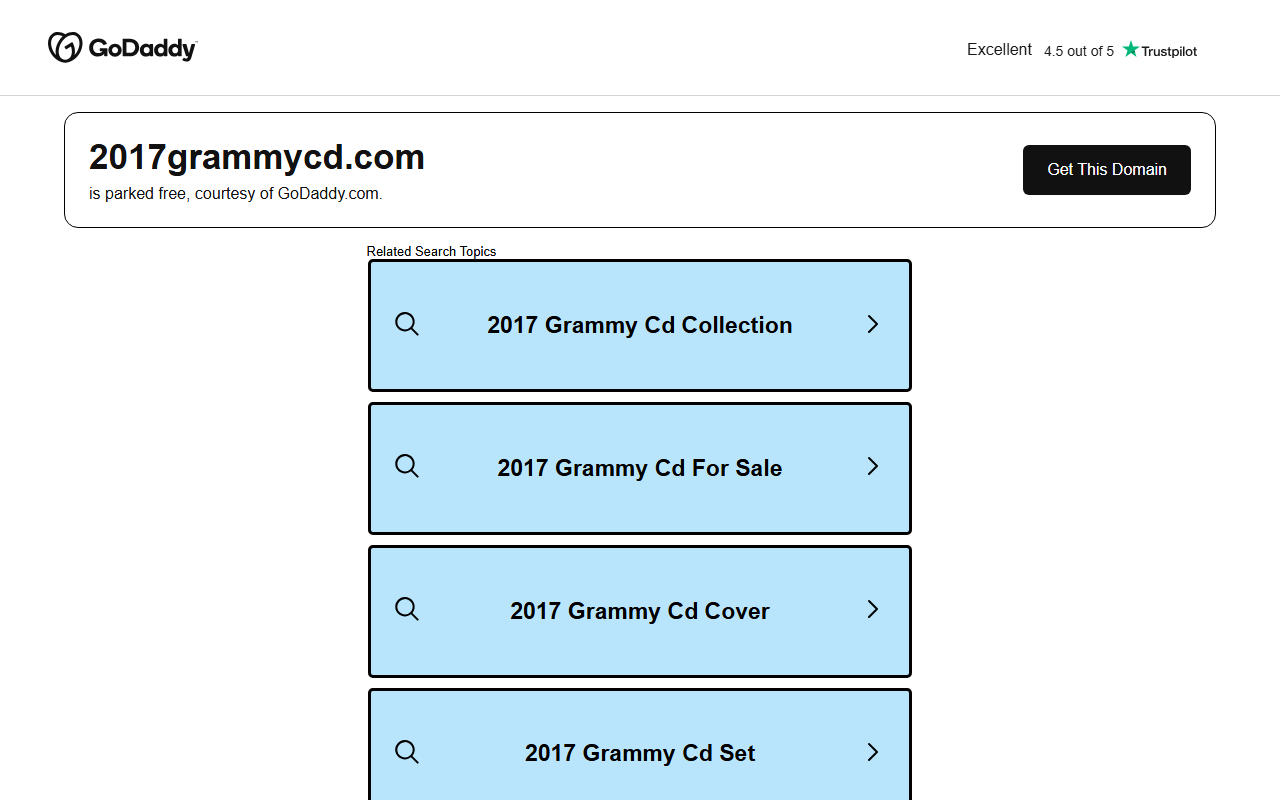 2017grammycd.com screenshot