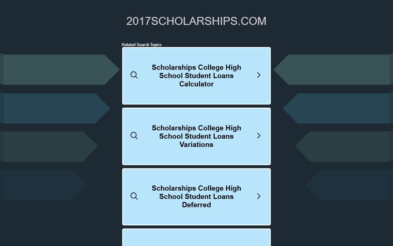2017scholarships.com screenshot