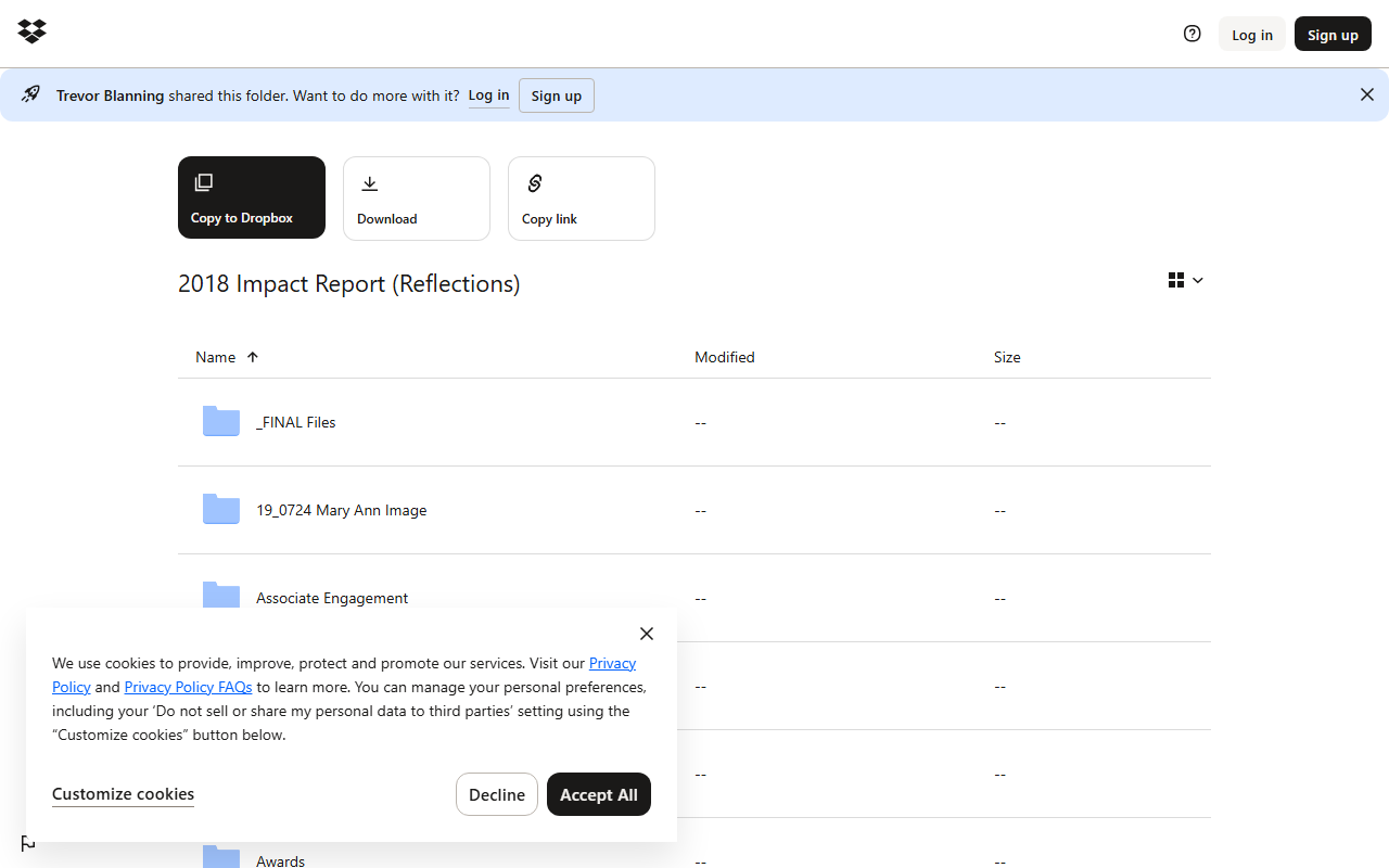 2018impactreport.com screenshot