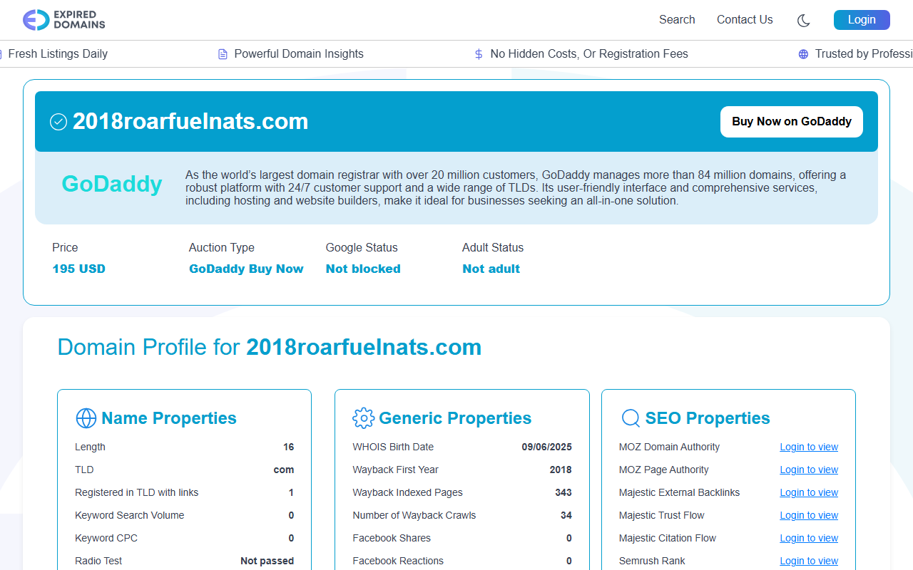2018roarfuelnats.com screenshot