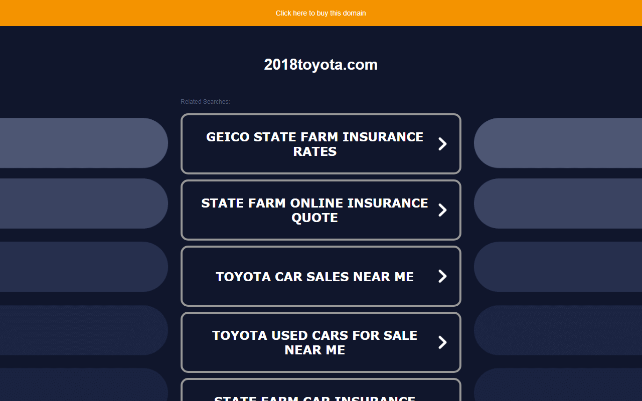2018toyota.com screenshot