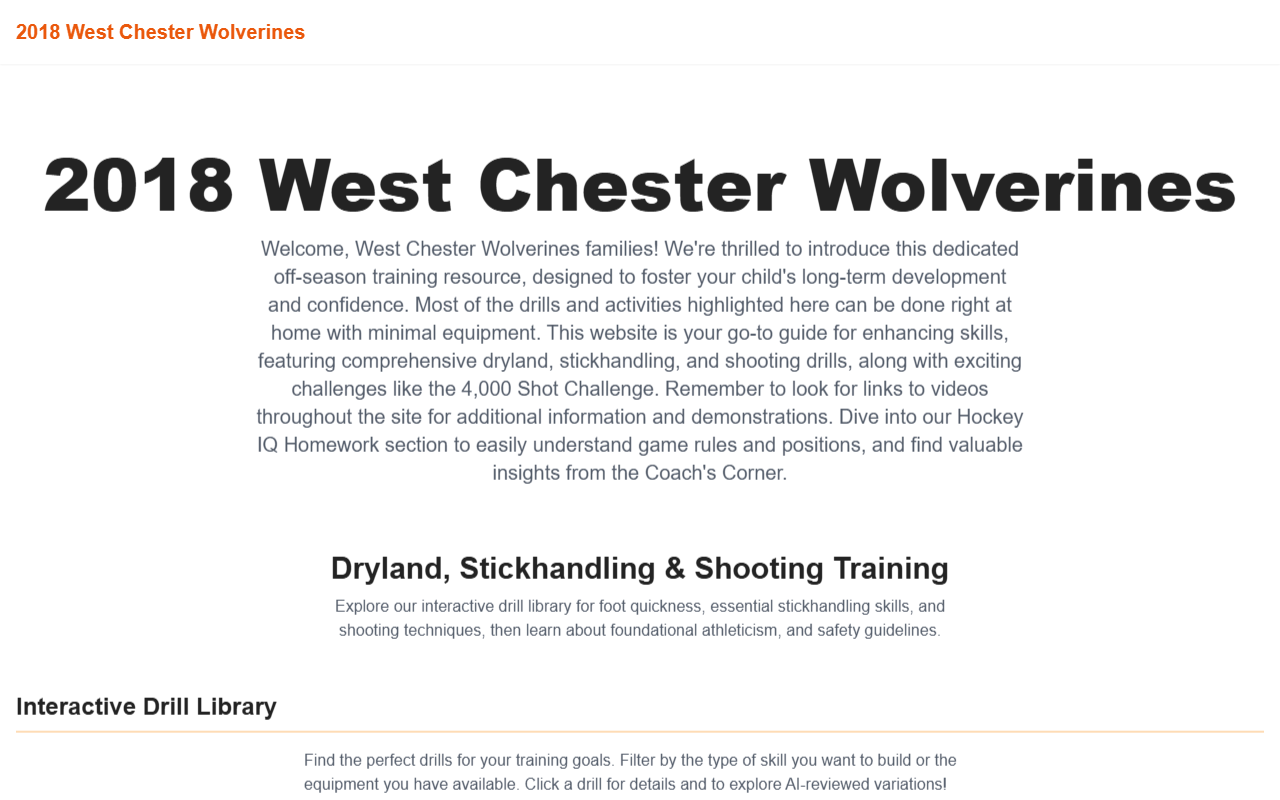 2018wcwolverines.com screenshot