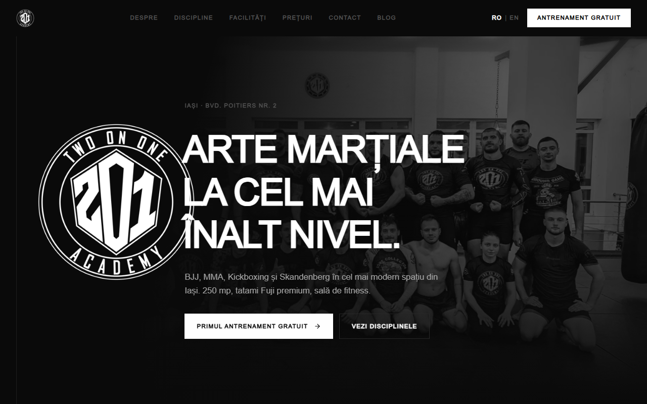 201academy.com screenshot