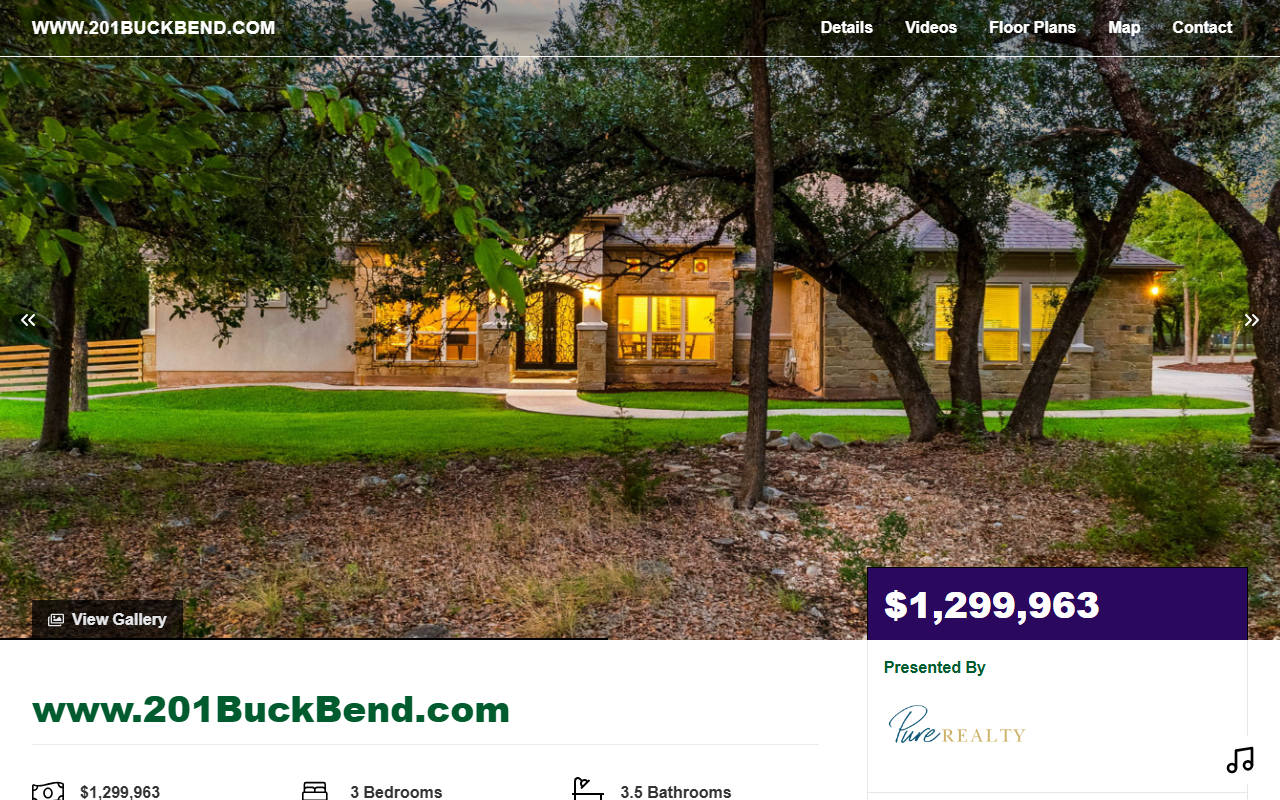 201buckbend.com screenshot