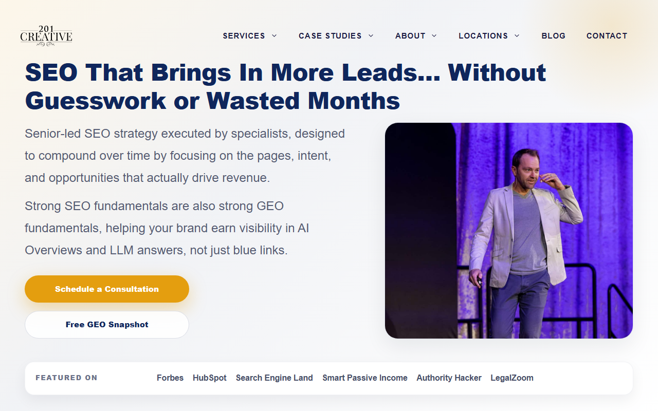 201creative.com screenshot