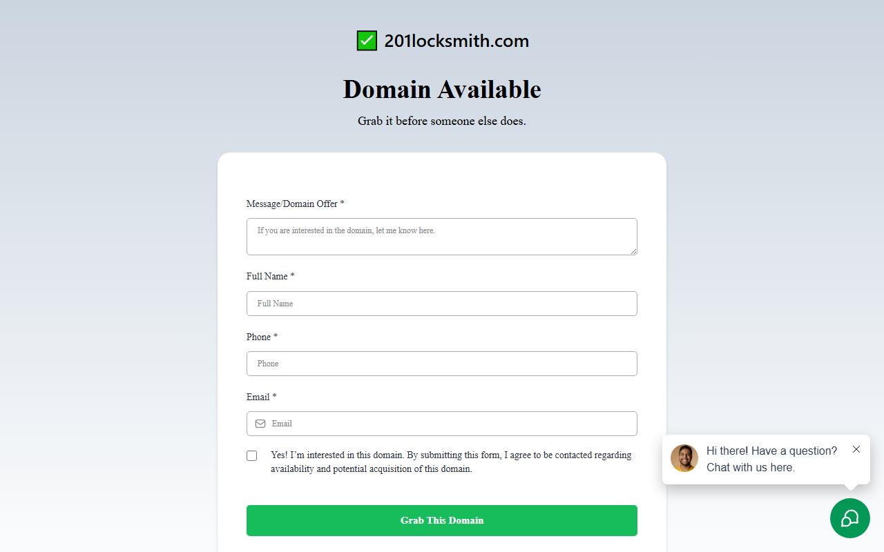 201locksmith.com screenshot
