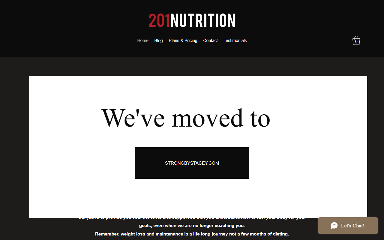 201nutrition.com screenshot