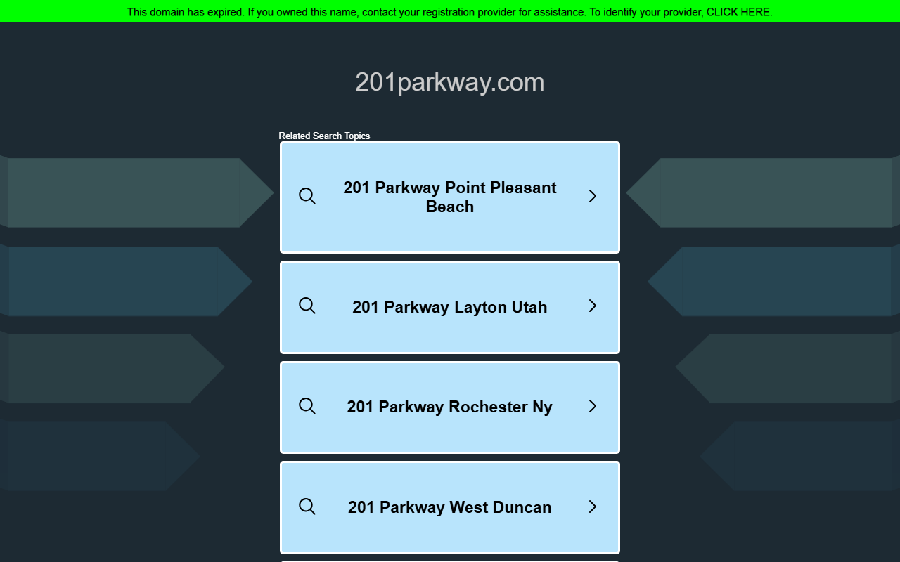 201parkway.com screenshot