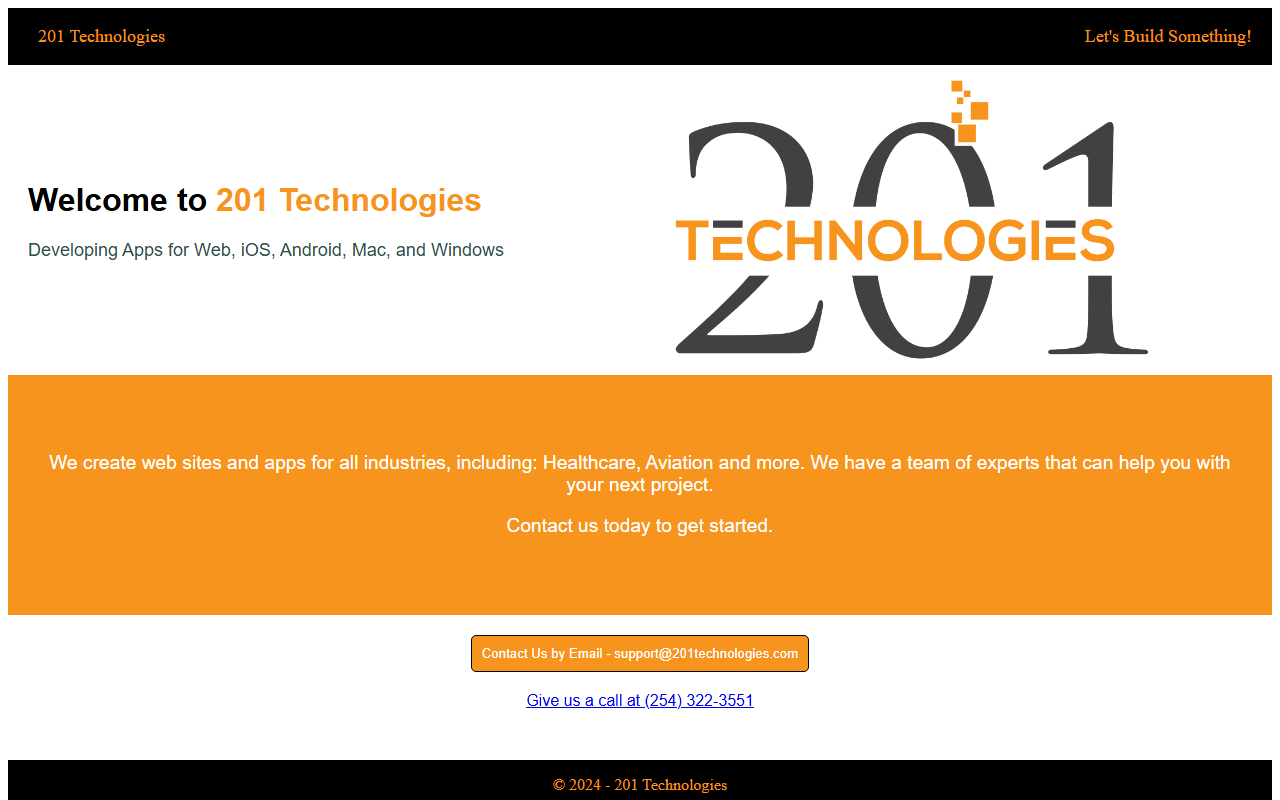 201technologies.com screenshot