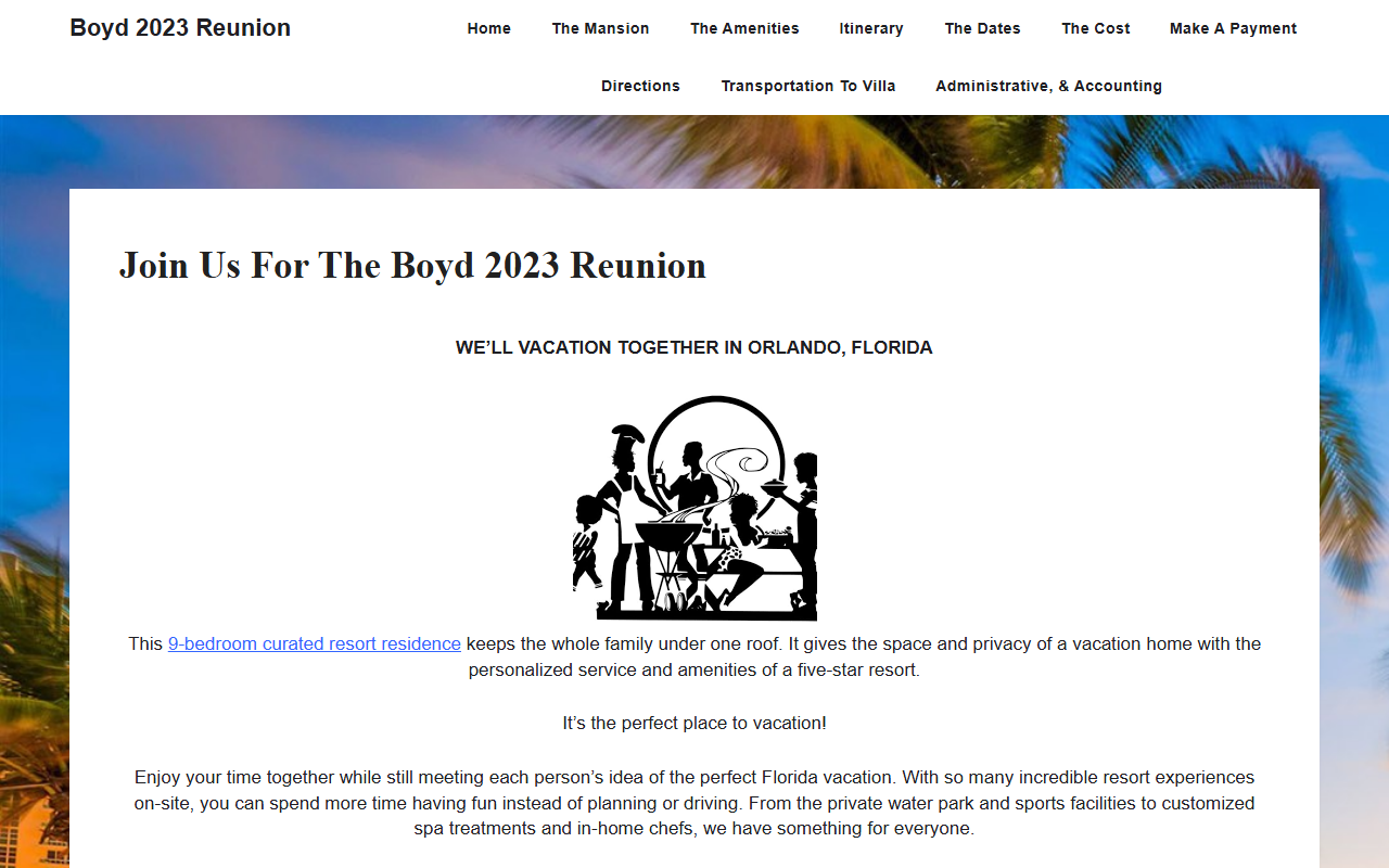 2022reunion.com screenshot