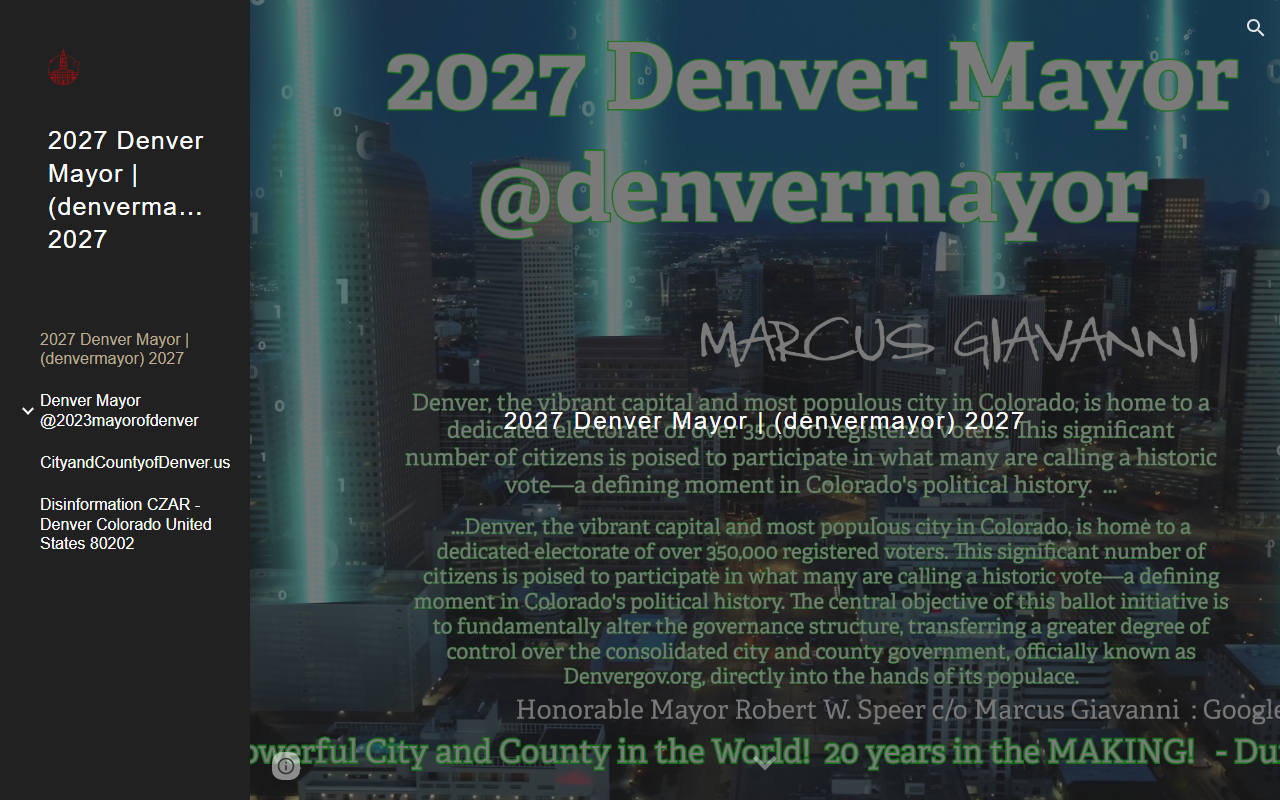 2023denvermayor.com screenshot