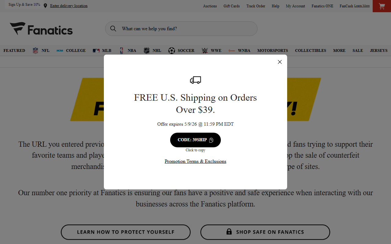 2024fanatics.com screenshot