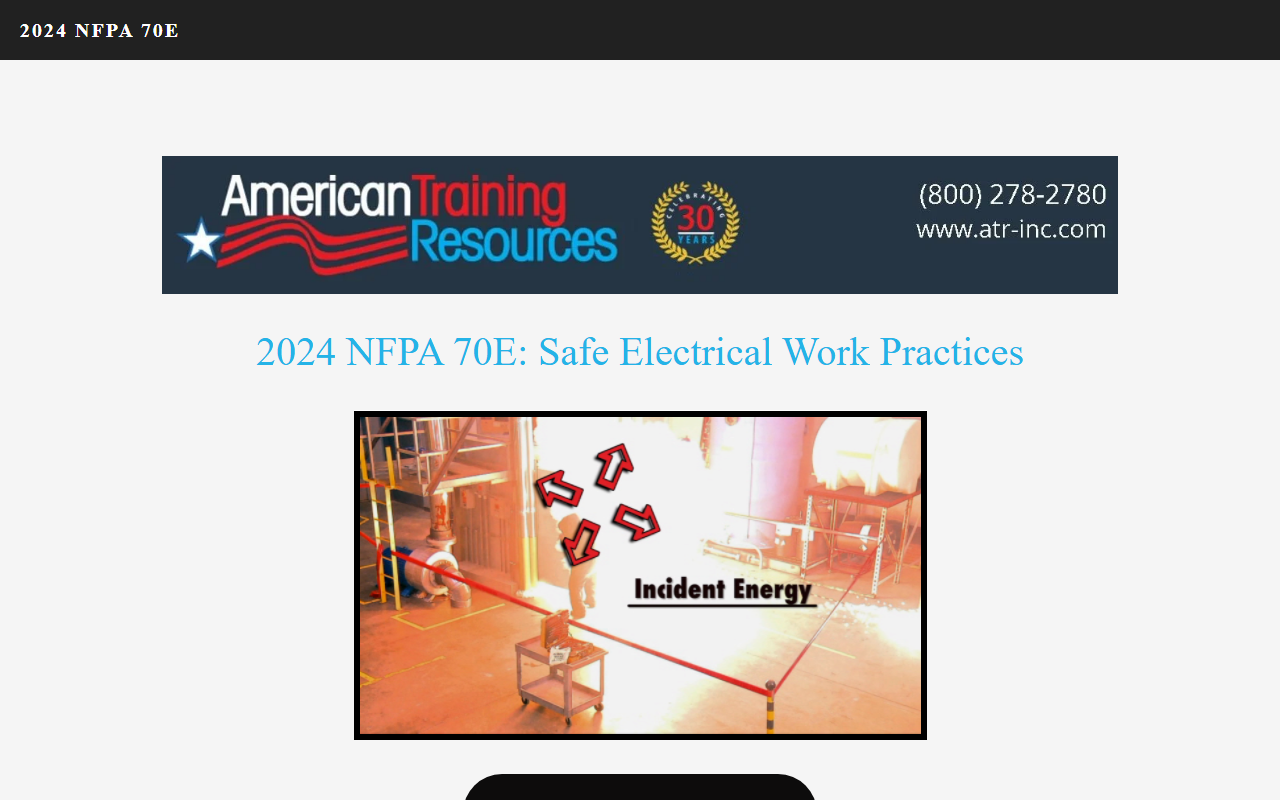 2024nfpa70e.com screenshot