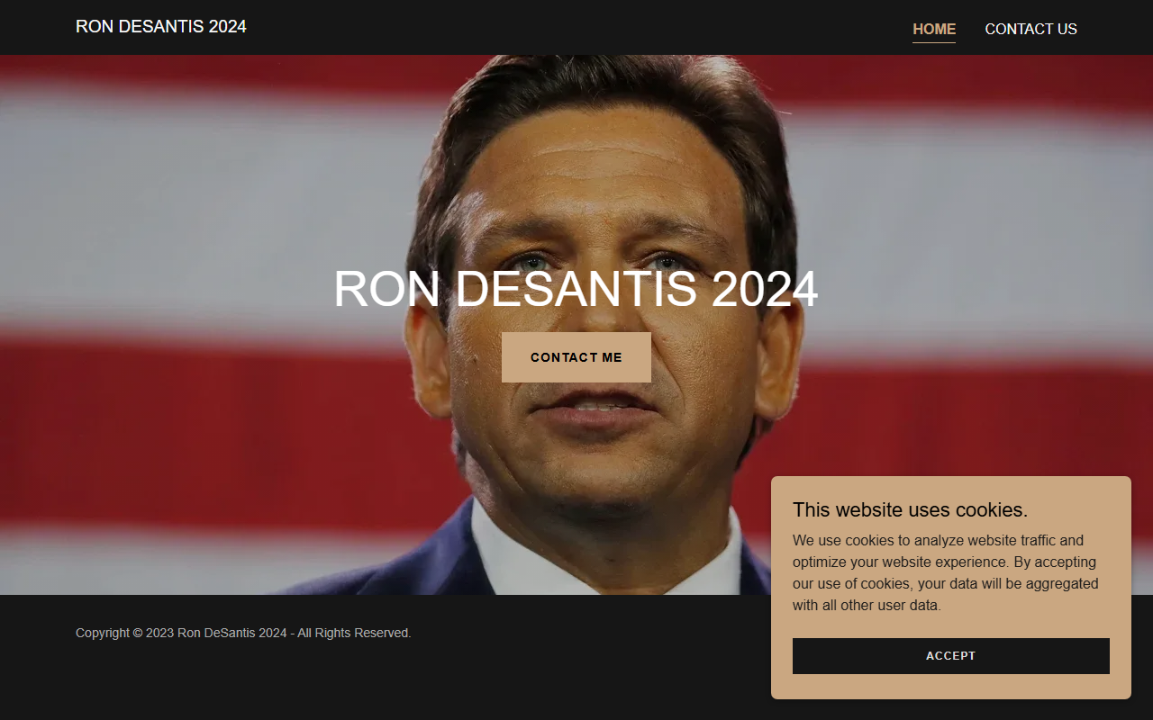 2024rondesantis.com screenshot
