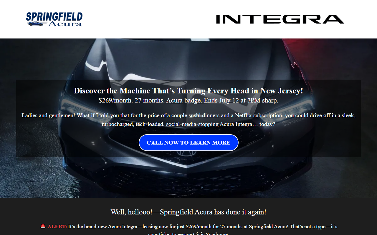 2025acuraintegra.com screenshot