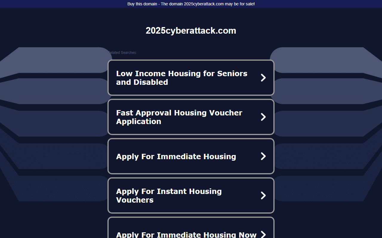 2025cyberattack.com screenshot