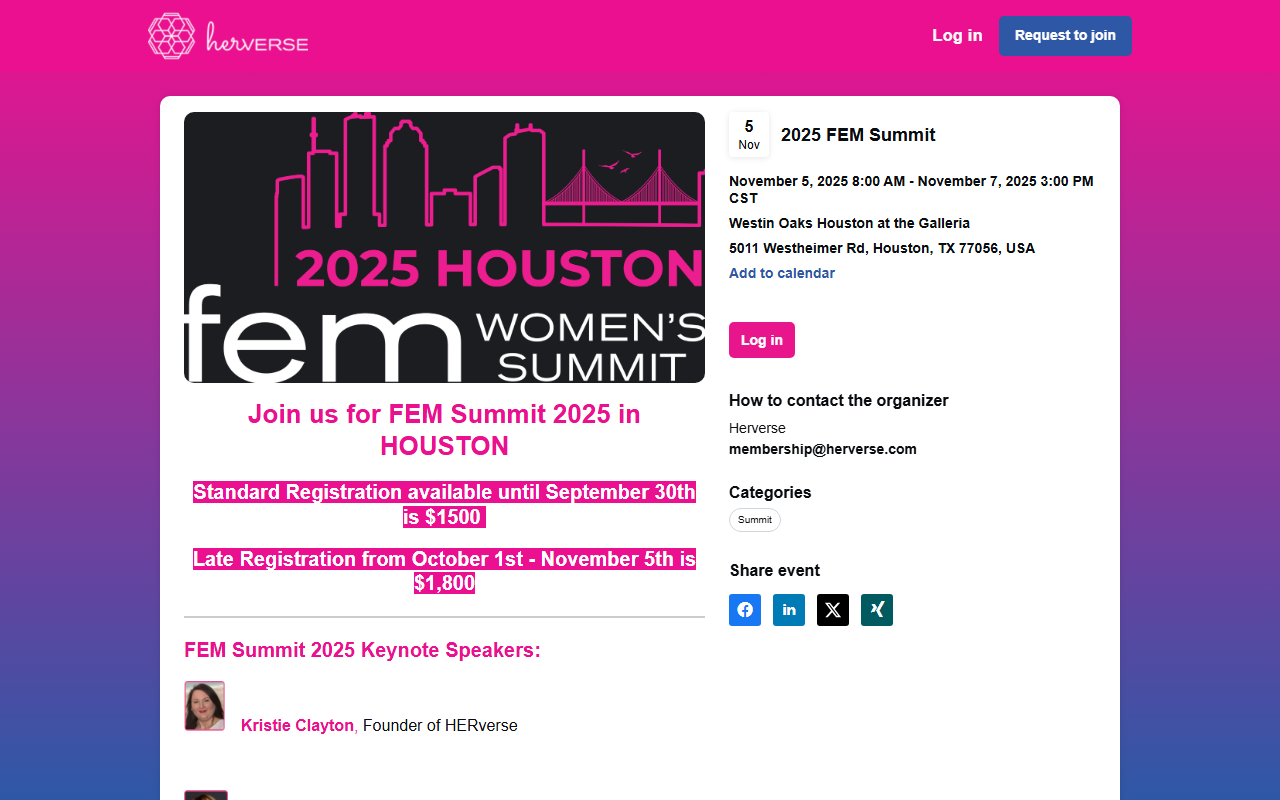 2025femsummit.com screenshot