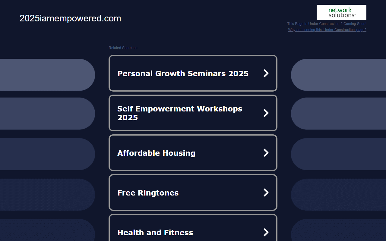 2025iamempowered.com screenshot