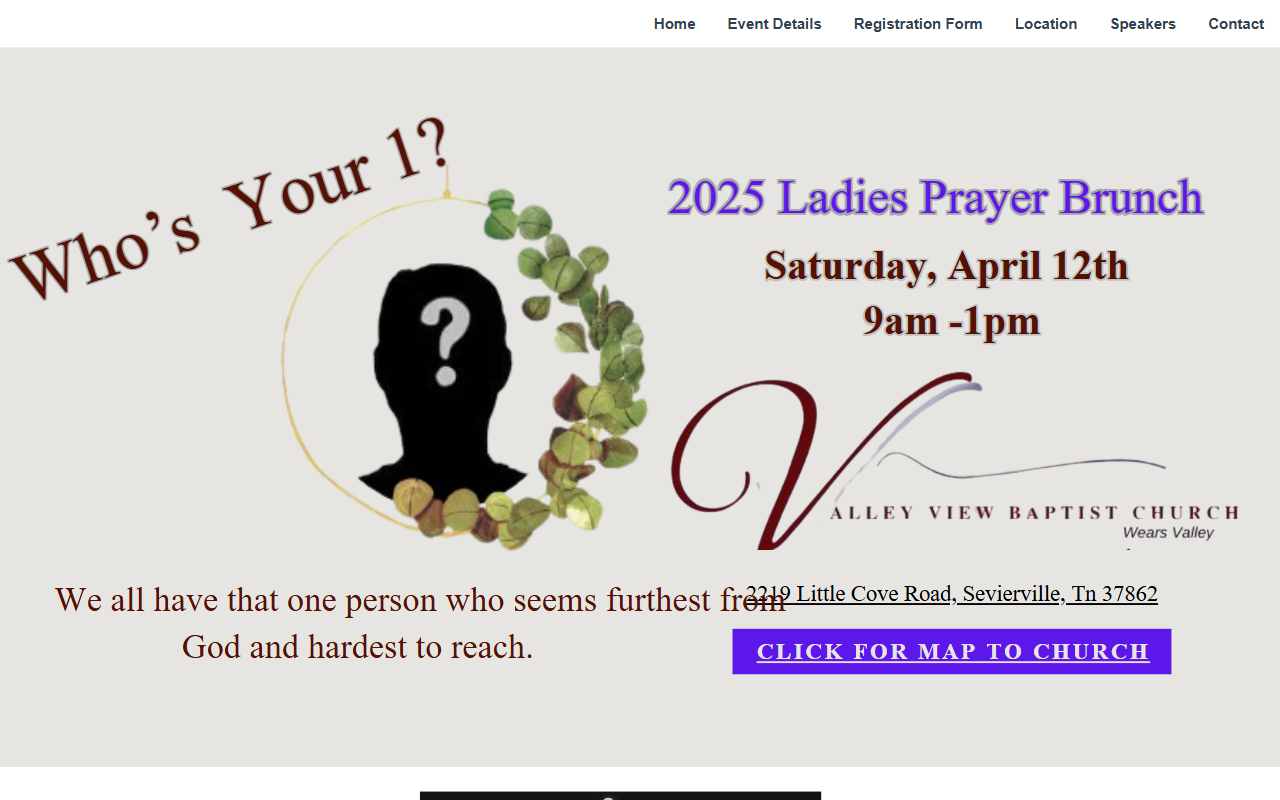 2025prayerbrunch.com screenshot