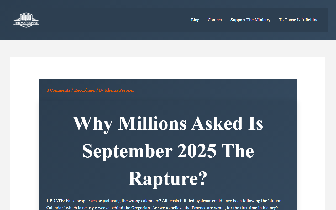 2025rapture.com screenshot