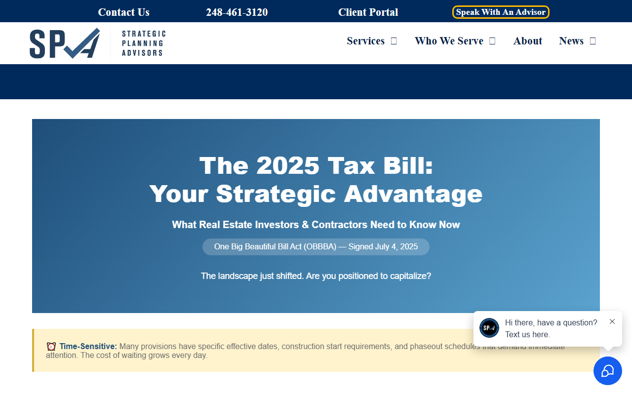 2025taxbill.com screenshot