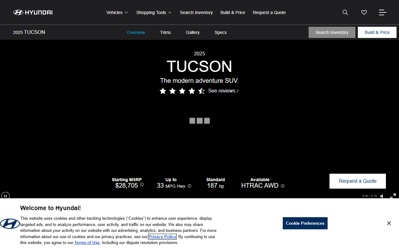 2025tucson.com screenshot