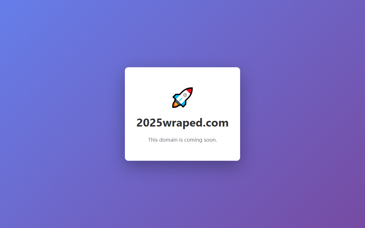 2025wraped.com screenshot