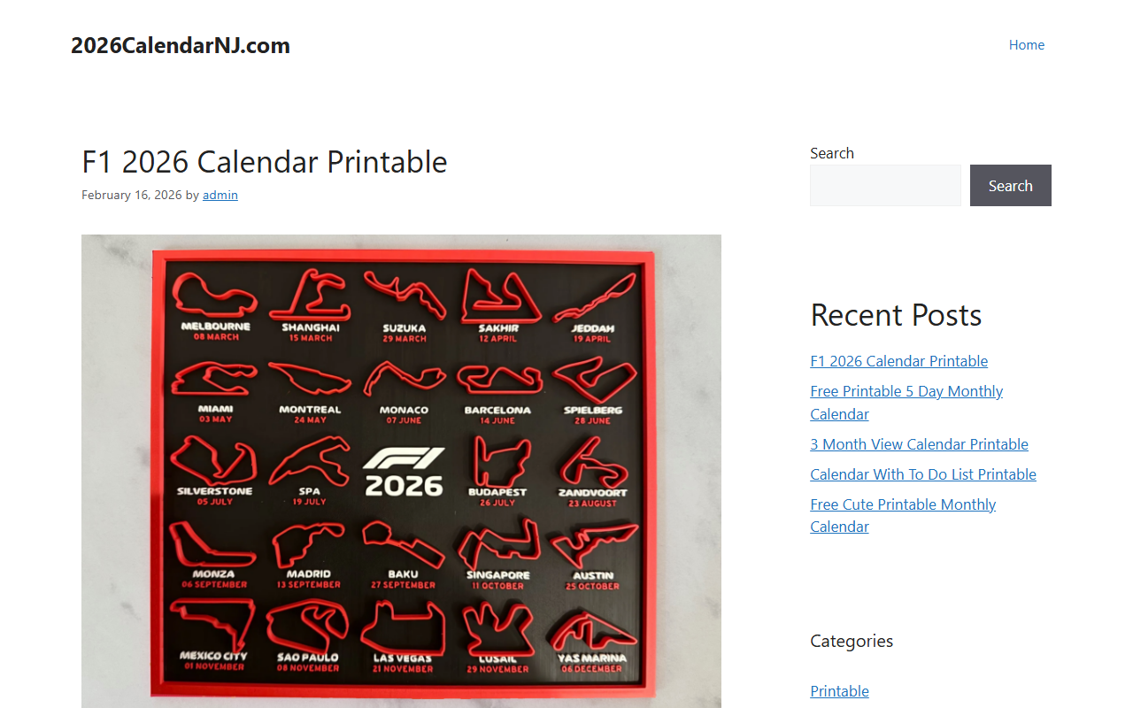 2026calendarnj.com screenshot