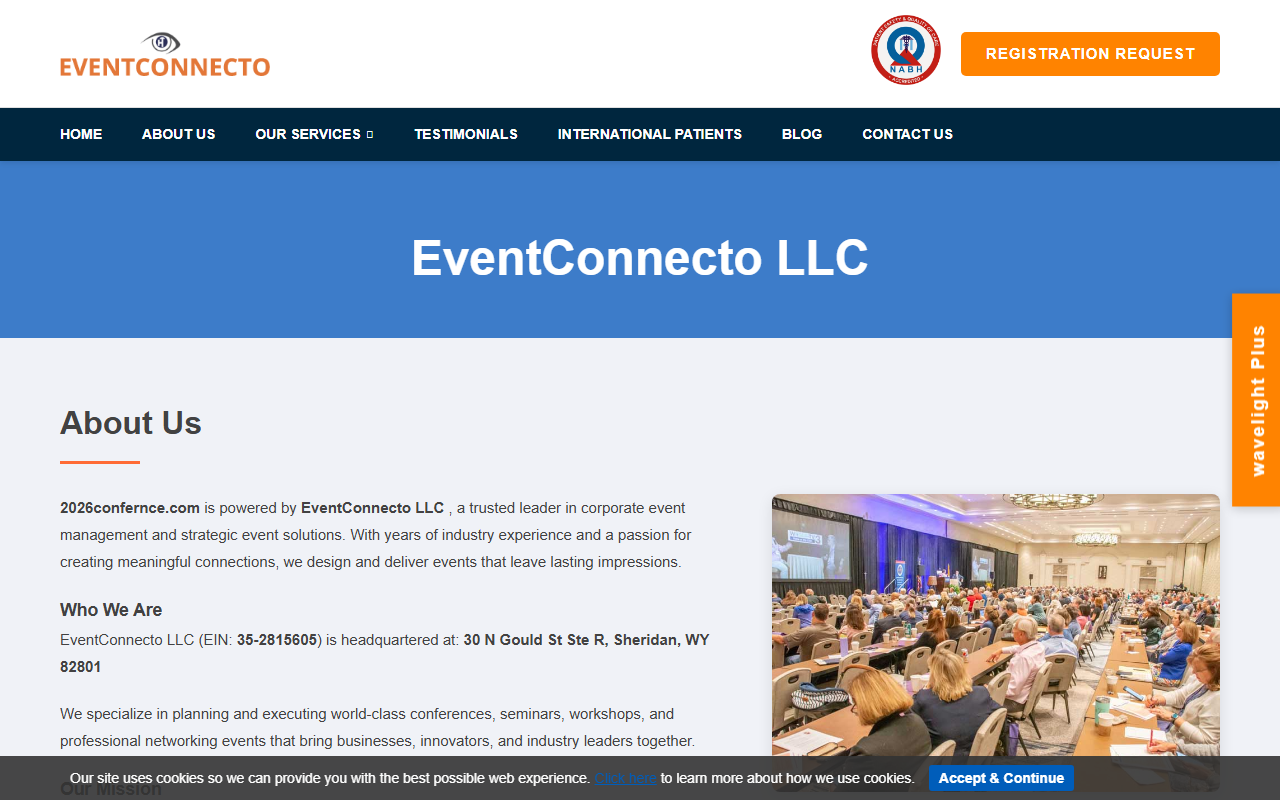 2026confernce.com screenshot