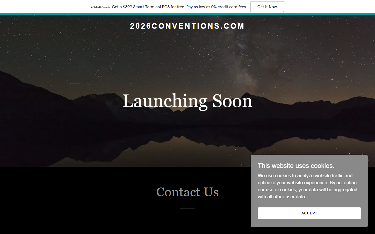 2026conventions.com screenshot