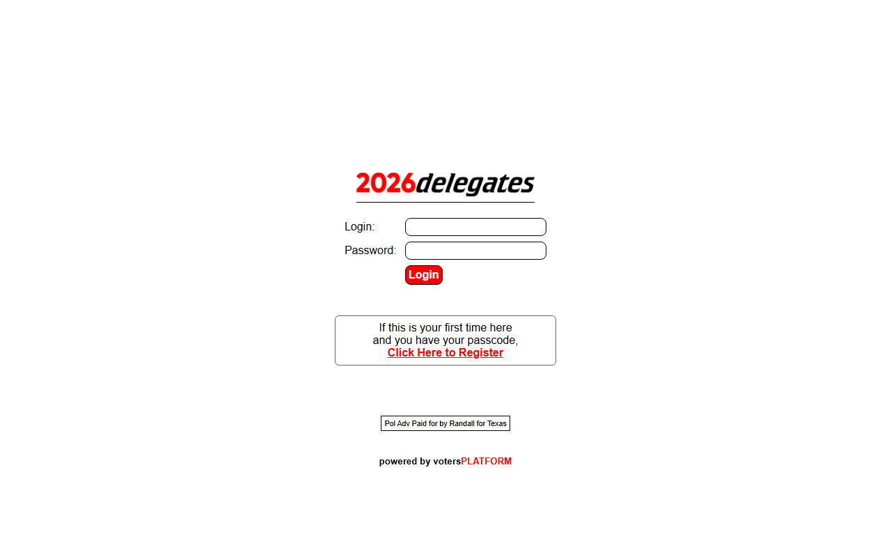 2026delegates.com screenshot