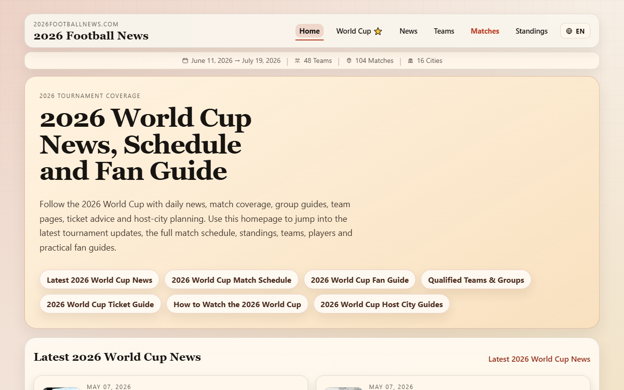 2026footballnews.com screenshot
