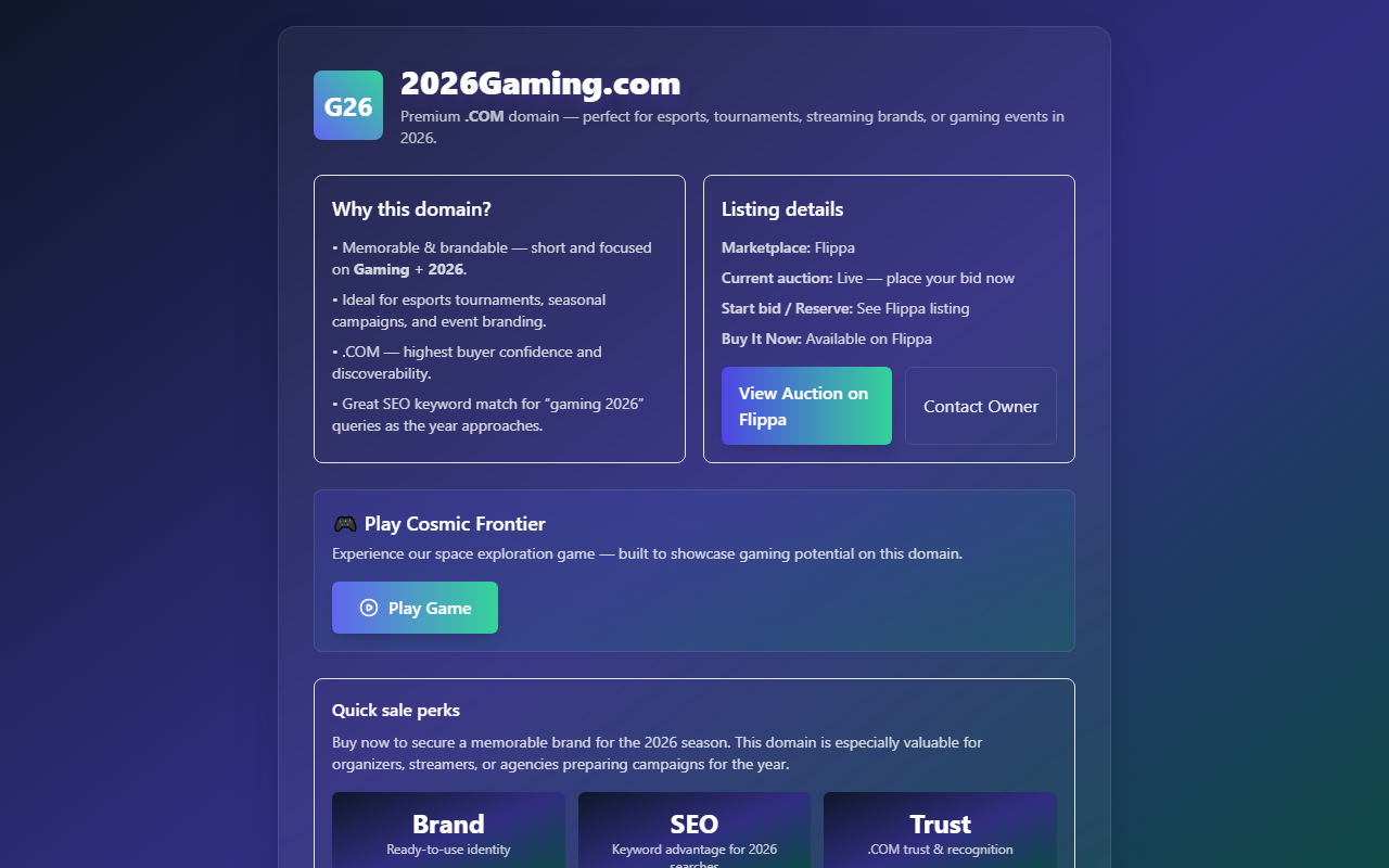 2026gaming.com screenshot