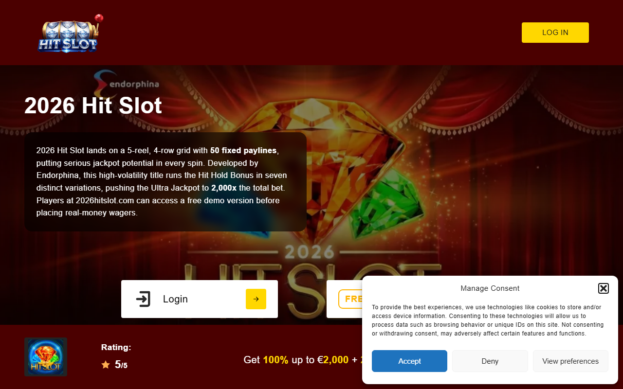 2026hitslot.com screenshot