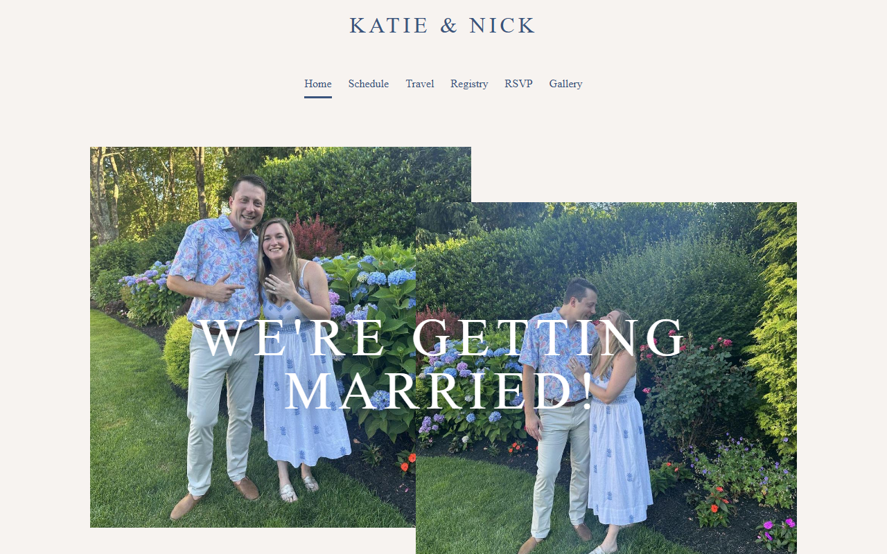 2026katieandnick.com screenshot