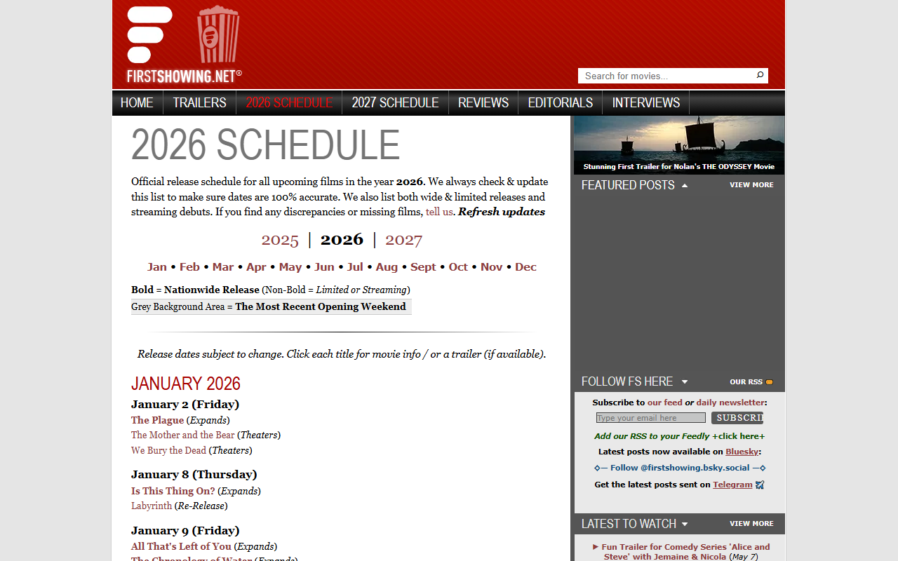 2026movies.com screenshot