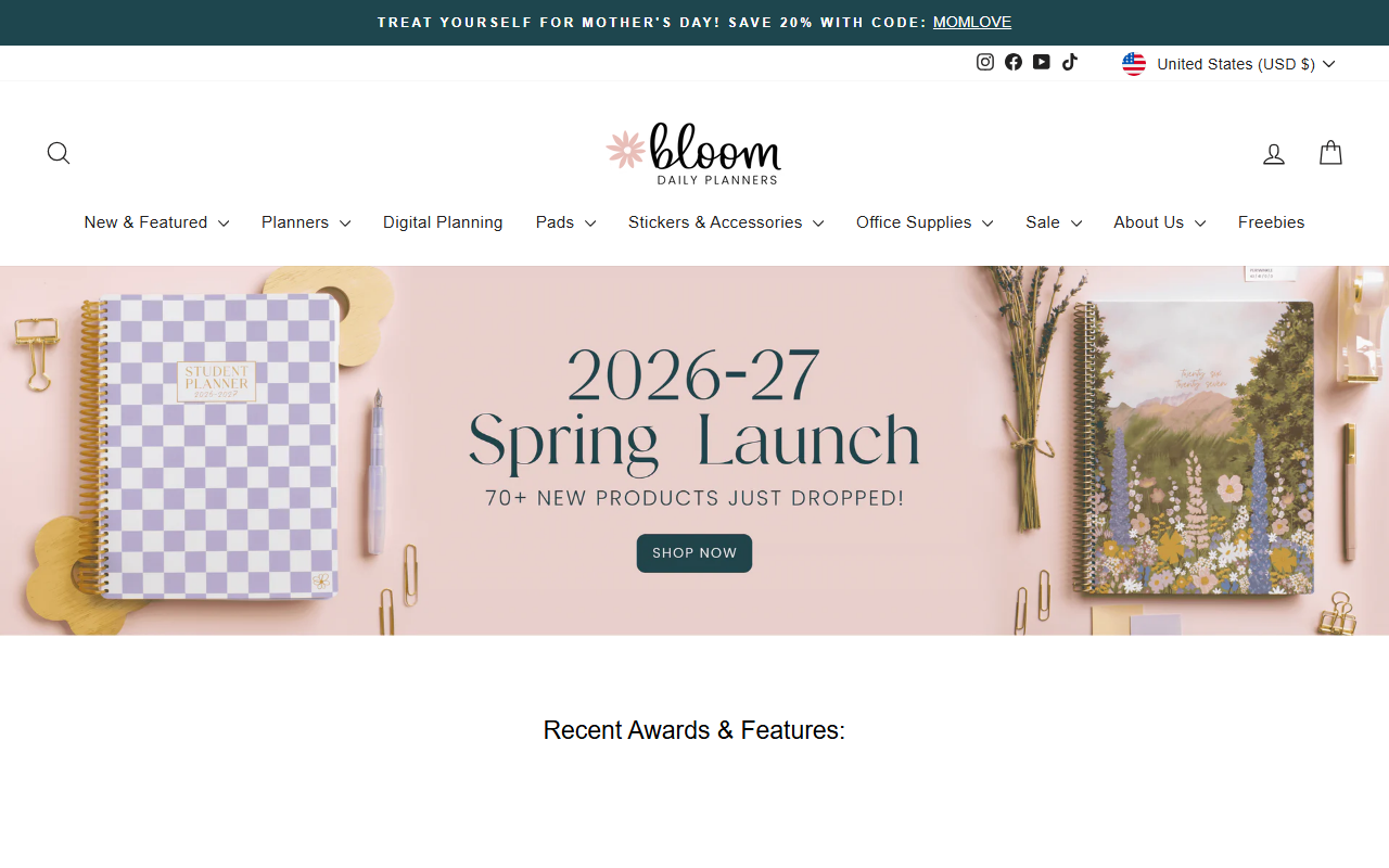 2026planners.com screenshot