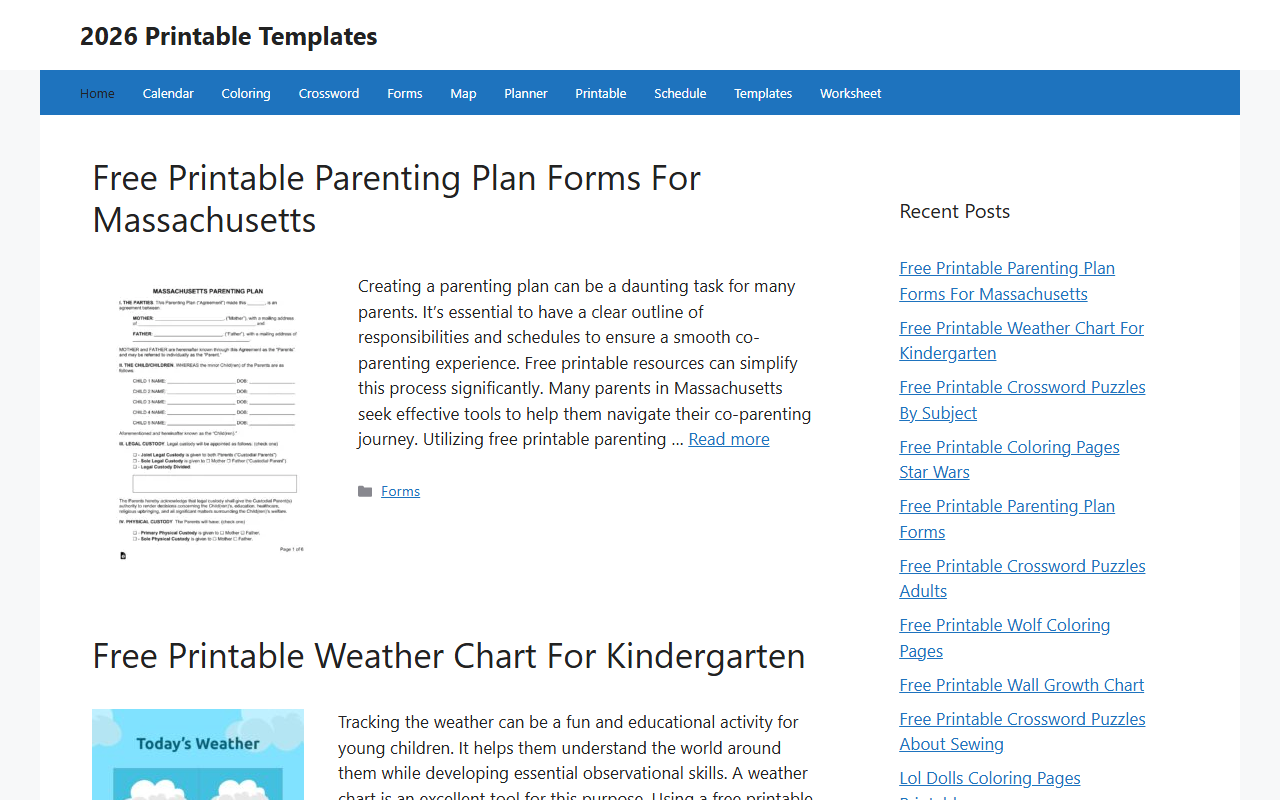 2026printable.com screenshot