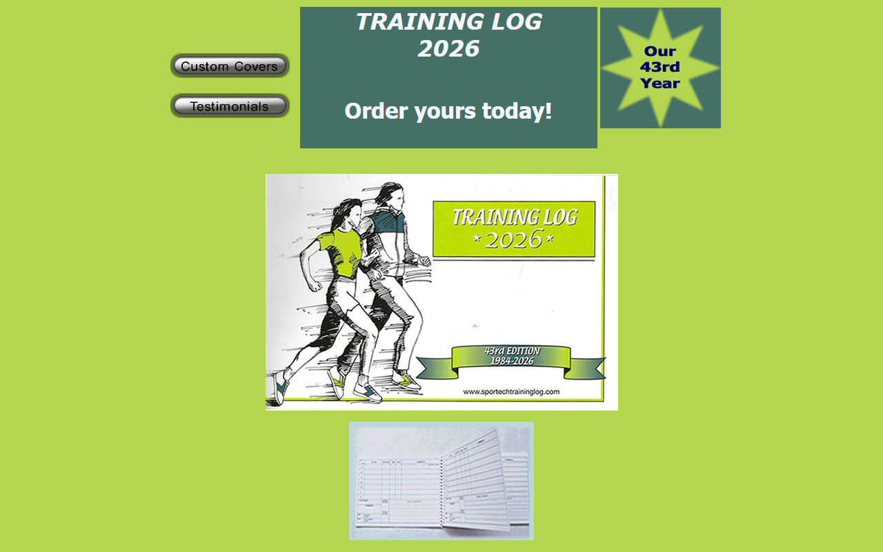 2026traininglog.com screenshot