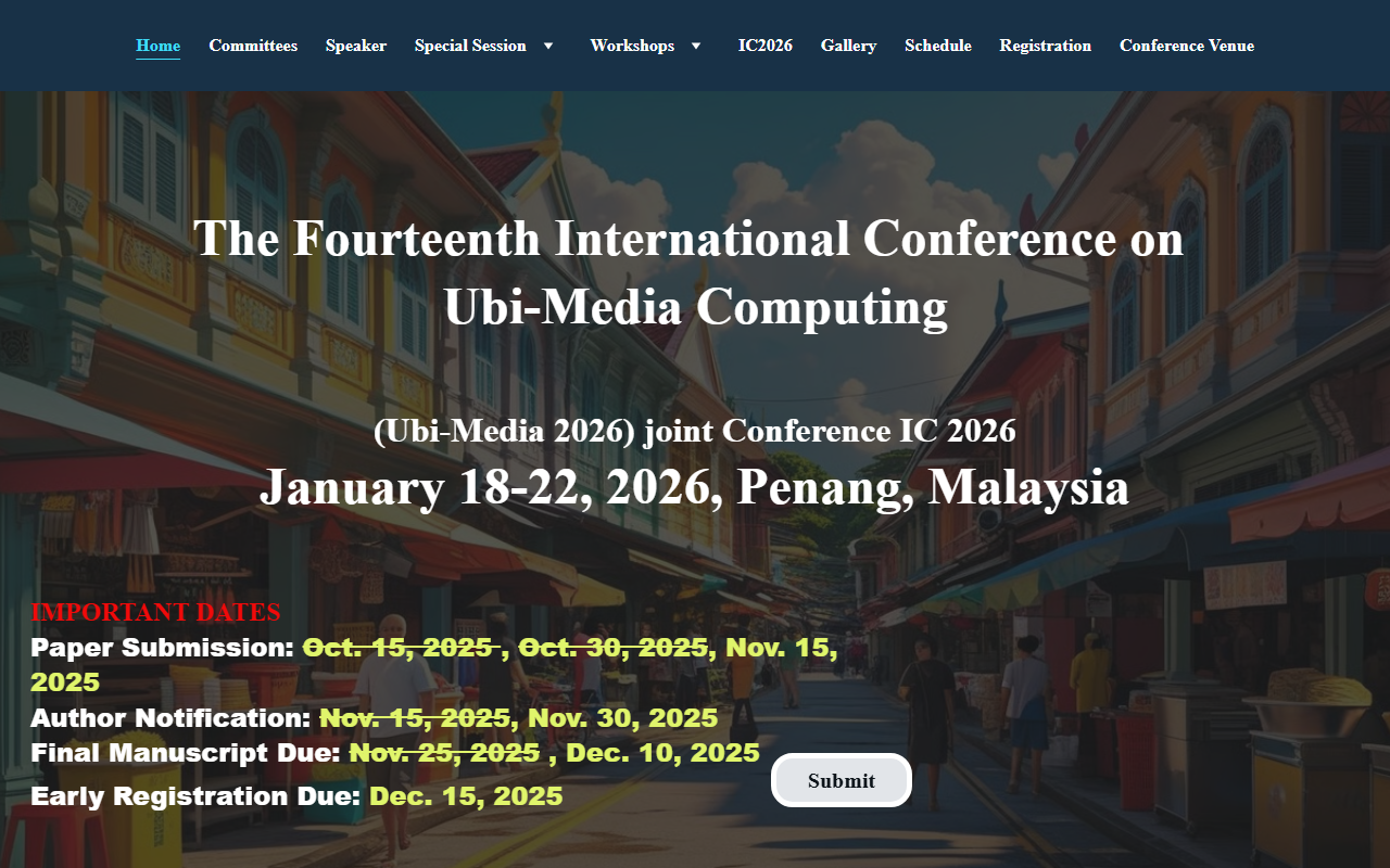 2026umediaconf.com screenshot