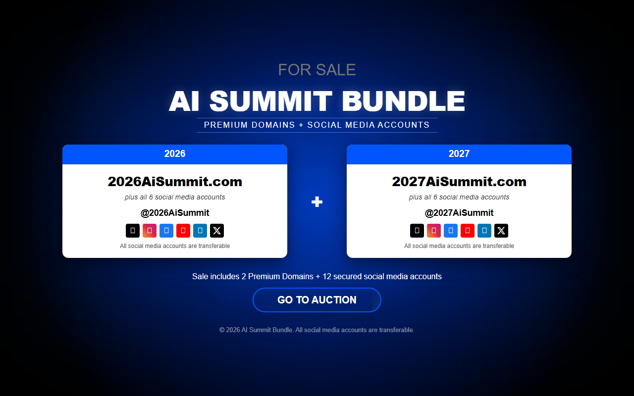 2027aisummit.com screenshot