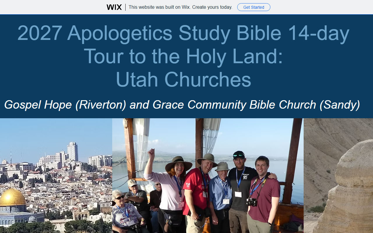 2027israeltour.com screenshot