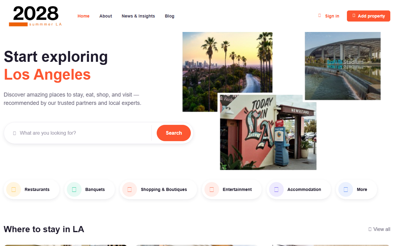 2028summerla.com screenshot
