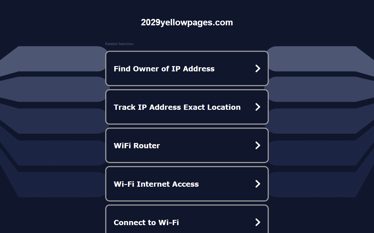 2029yellowpages.com screenshot