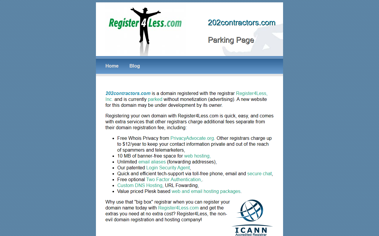 202contractors.com screenshot