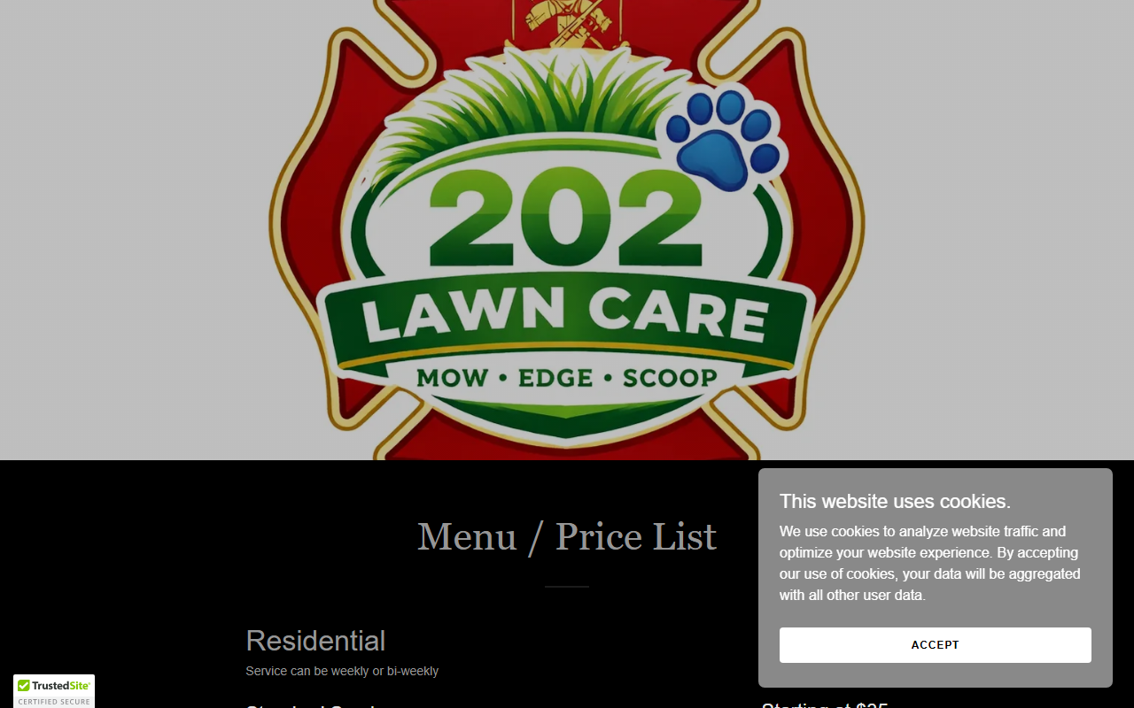 202lawncare.com screenshot